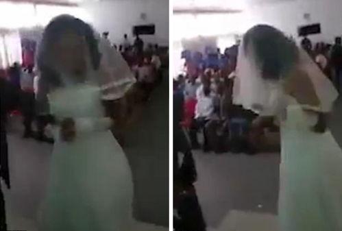 新娘穿婚纱吃瓜视频,甜蜜瞬间引发网友热议